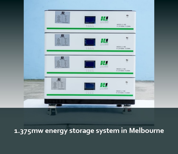 1.375mw energy storage system in Melbourne
