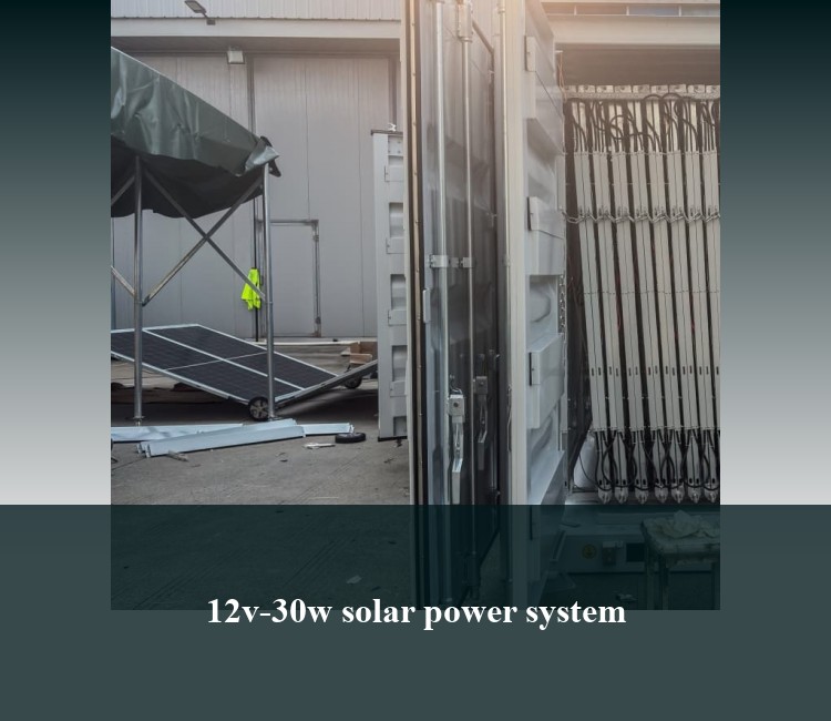 12v-30w solar power system