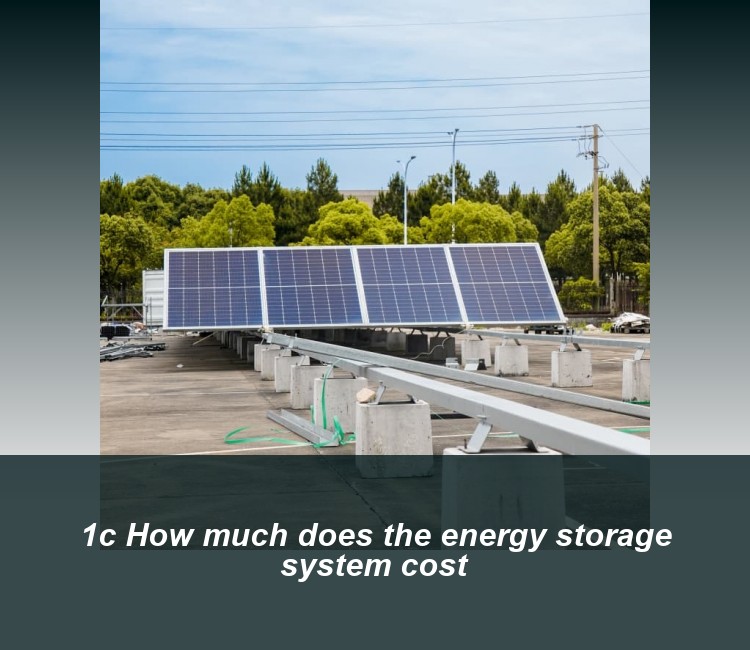 1c How much does the energy storage system cost