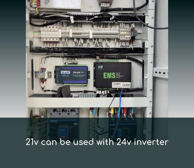 21v can be used with 24v inverter