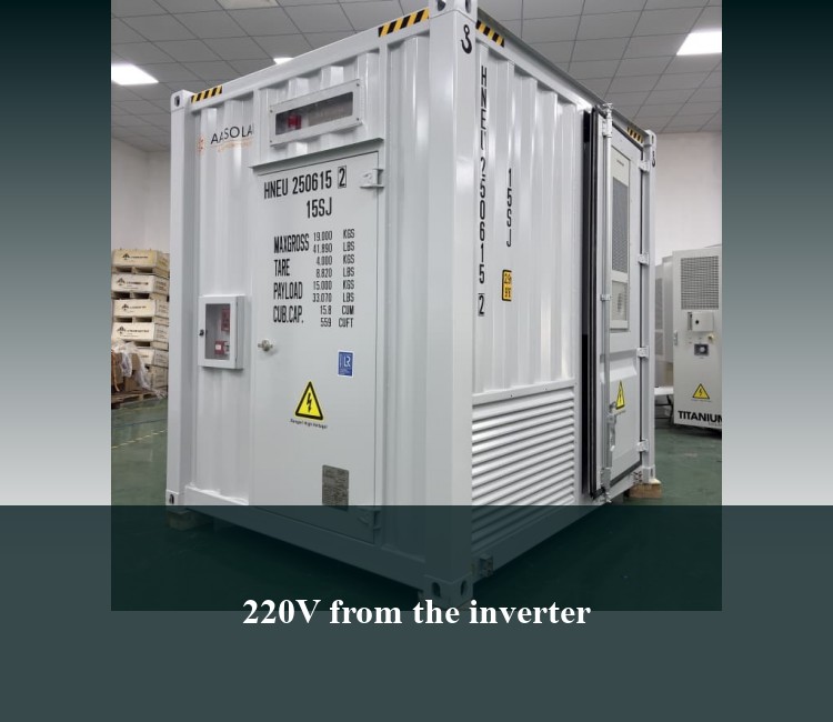 220V from the inverter