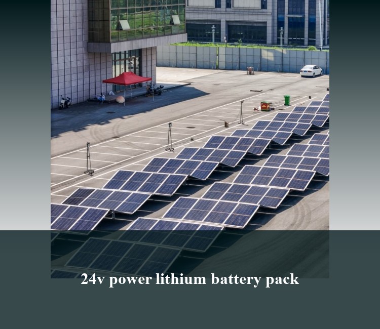 24v power lithium battery pack