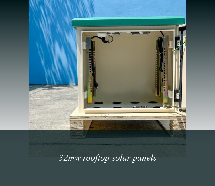 32mw rooftop solar panels