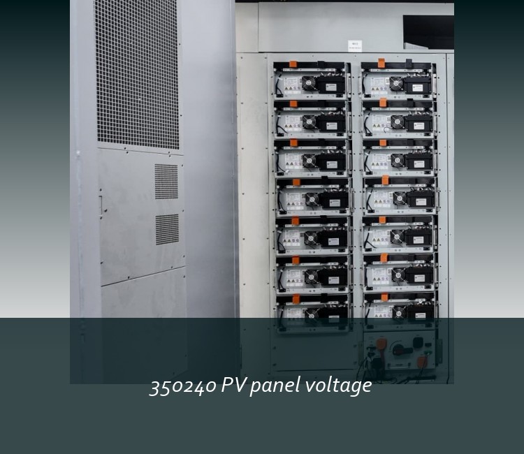 350240 PV panel voltage