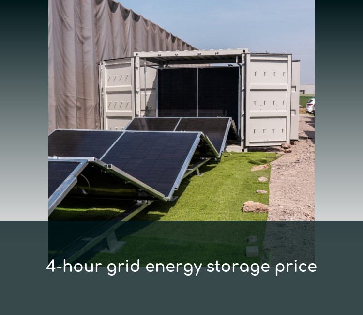 4-hour grid energy storage price