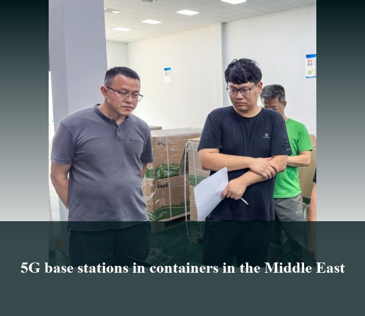 5G base stations in containers in the Middle East