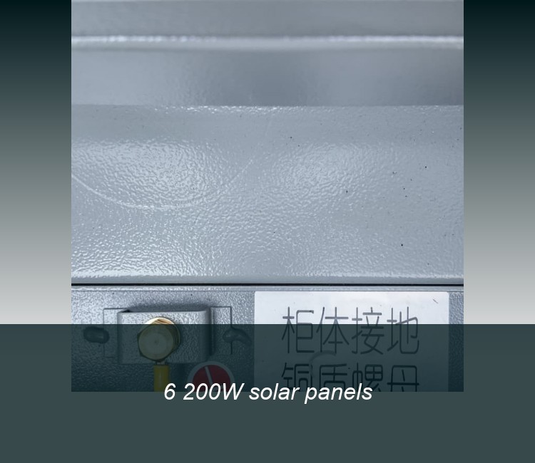 6 200W solar panels
