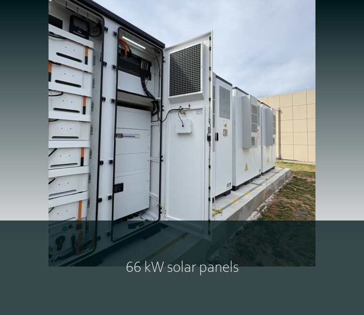 66 kW solar panels