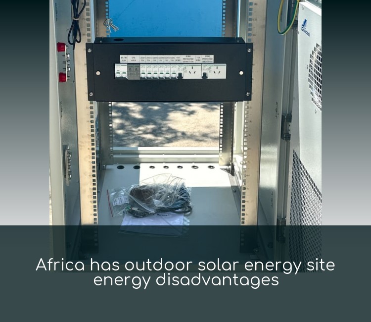 Africa has outdoor solar energy site energy disadvantages