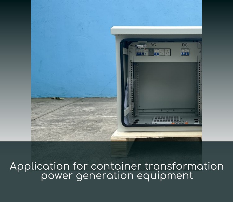 Application for container transformation power generation equipment