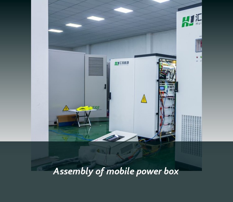 Assembly of mobile power box