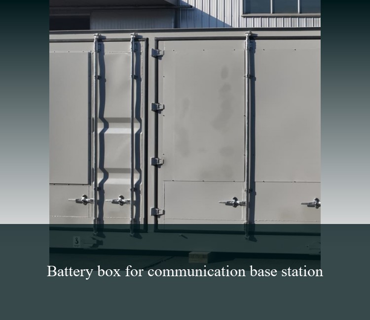 Battery box for communication base station