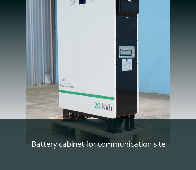 Battery cabinet for communication site
