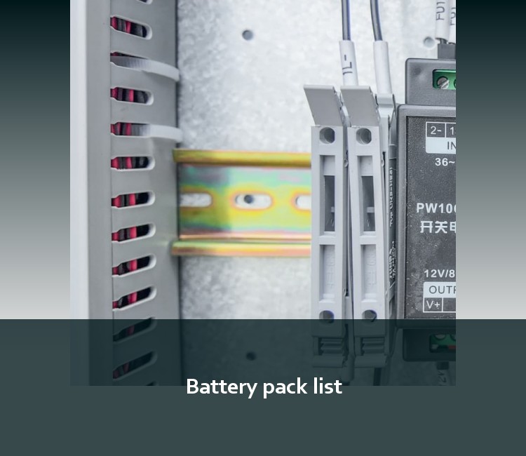 Battery pack list