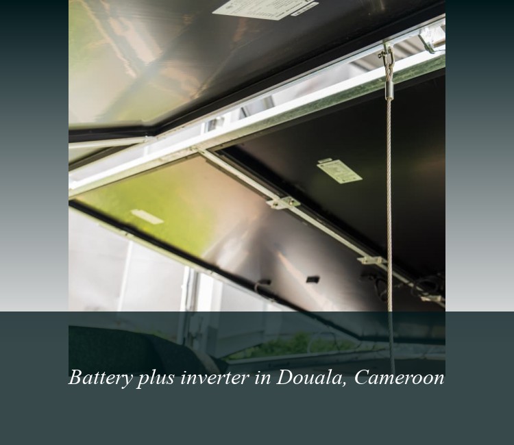 Battery plus inverter in Douala, Cameroon