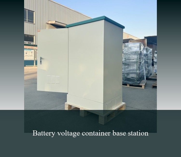Battery voltage container base station
