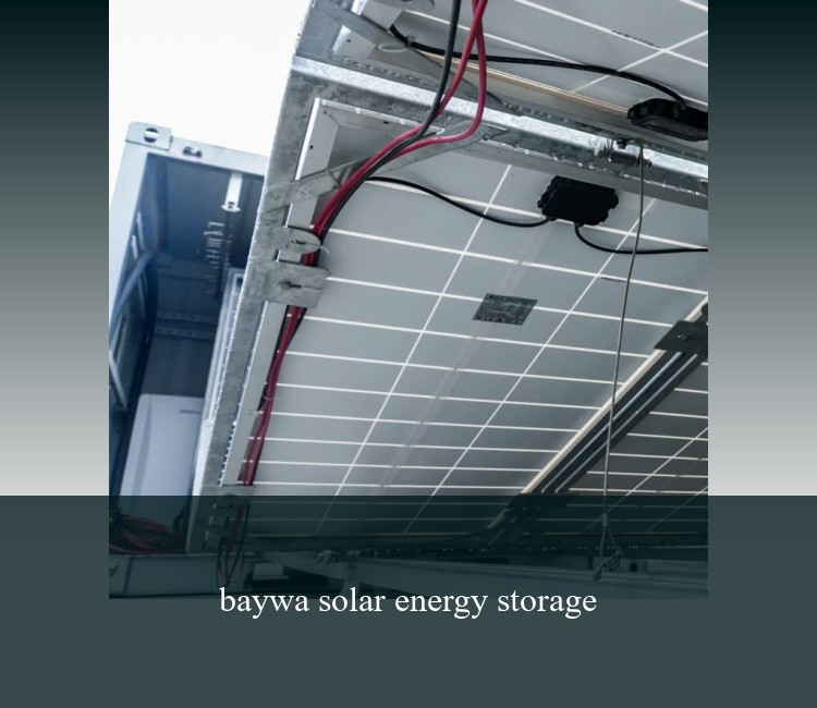 baywa solar energy storage