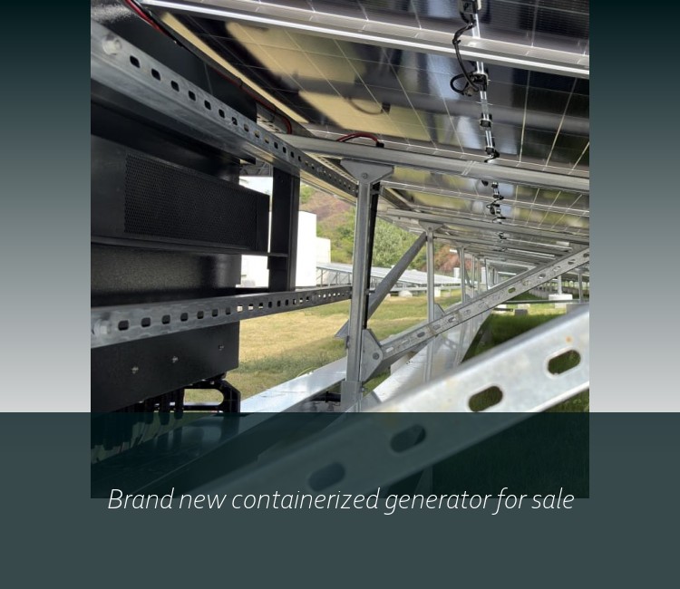 Brand new containerized generator for sale