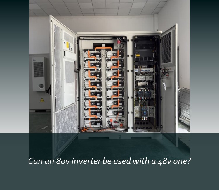 Can an 80v inverter be used with a 48v one?