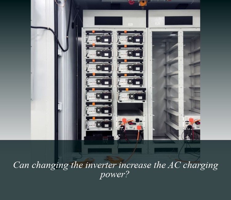 Can changing the inverter increase the AC charging power?