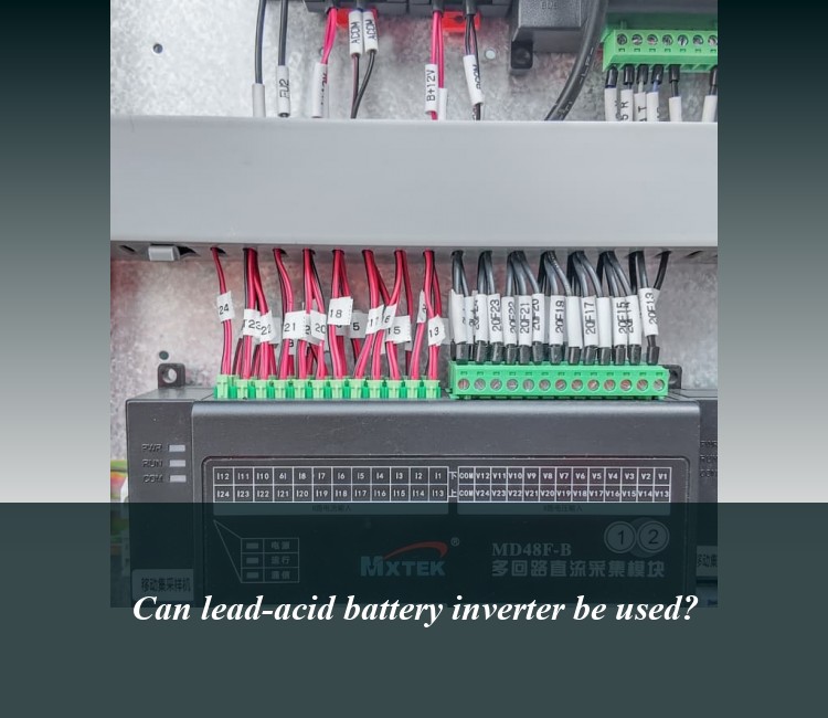 Can lead-acid battery inverter be used?