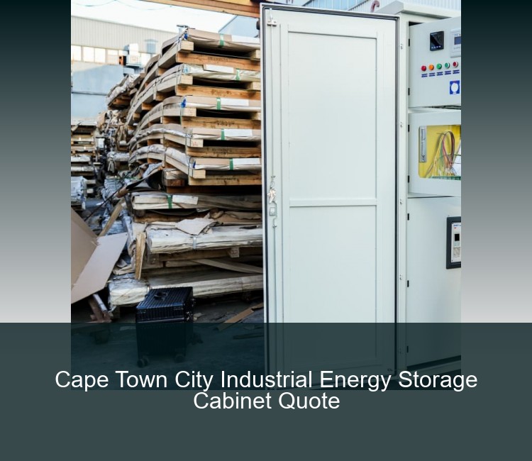 Cape Town City Industrial Energy Storage Cabinet Quote