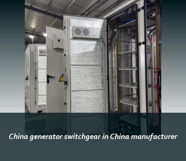 China generator switchgear in China manufacturer