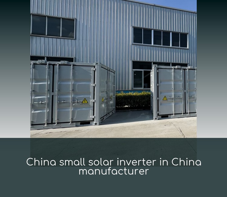 China small solar inverter in China manufacturer