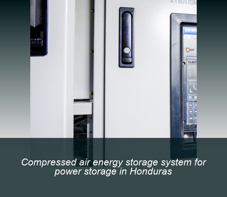 Compressed air energy storage system for power storage in Honduras