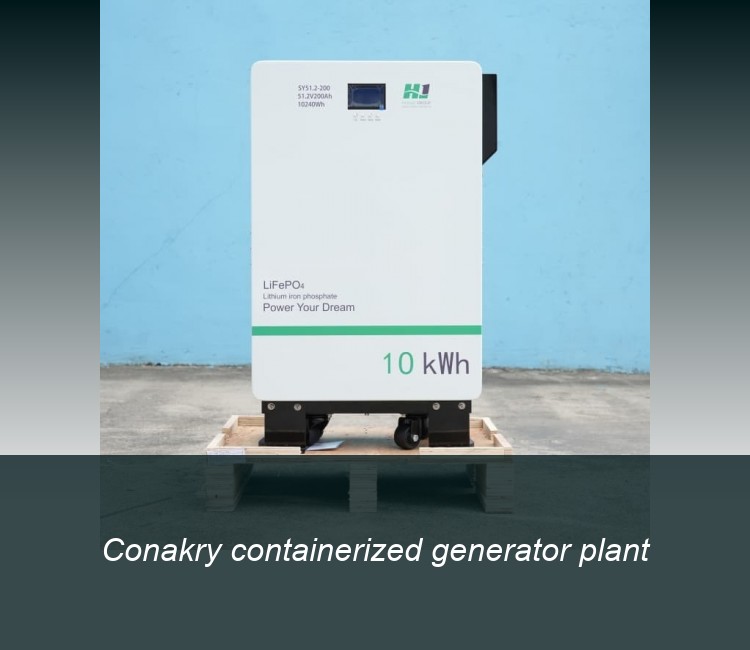 Conakry containerized generator plant