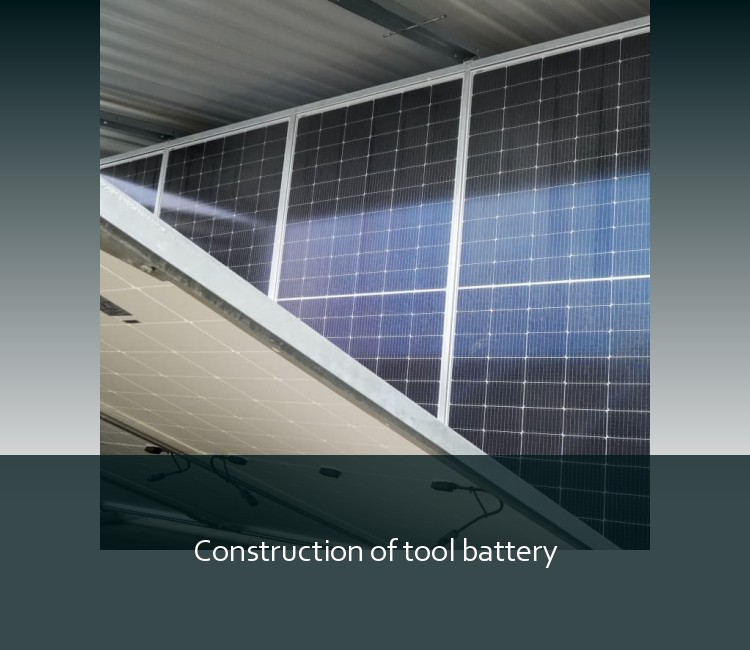 Construction of tool battery