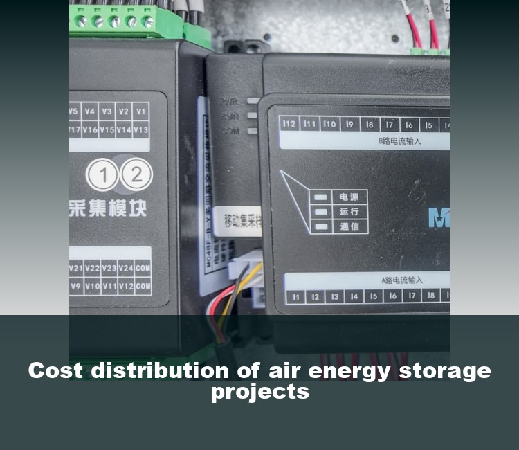 Cost distribution of air energy storage projects
