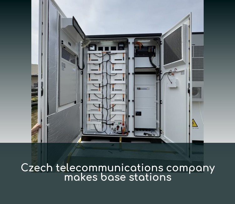 Czech telecommunications company makes base stations