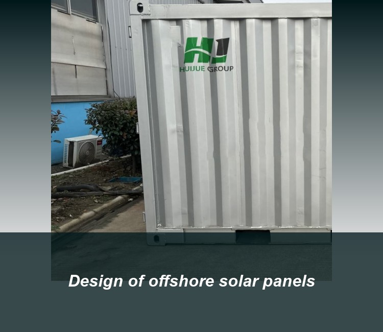 Design of offshore solar panels