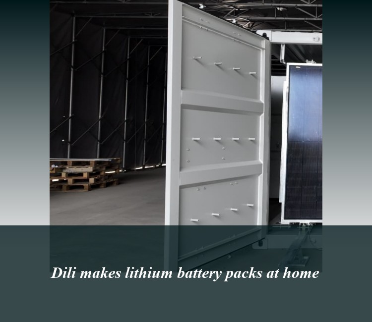 Dili makes lithium battery packs at home