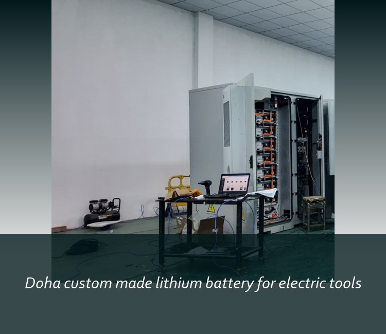 Doha custom made lithium battery for electric tools