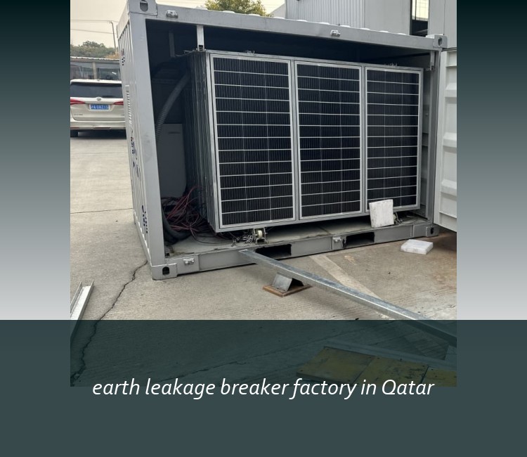 earth leakage breaker factory in Qatar