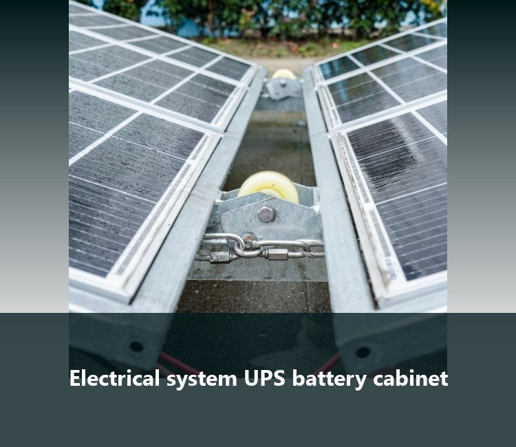 Electrical system UPS battery cabinet