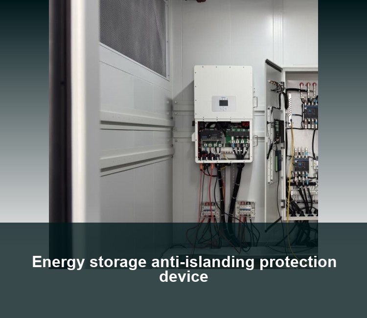 Energy storage anti-islanding protection device