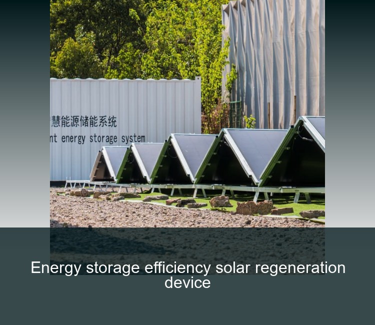 Energy storage efficiency solar regeneration device