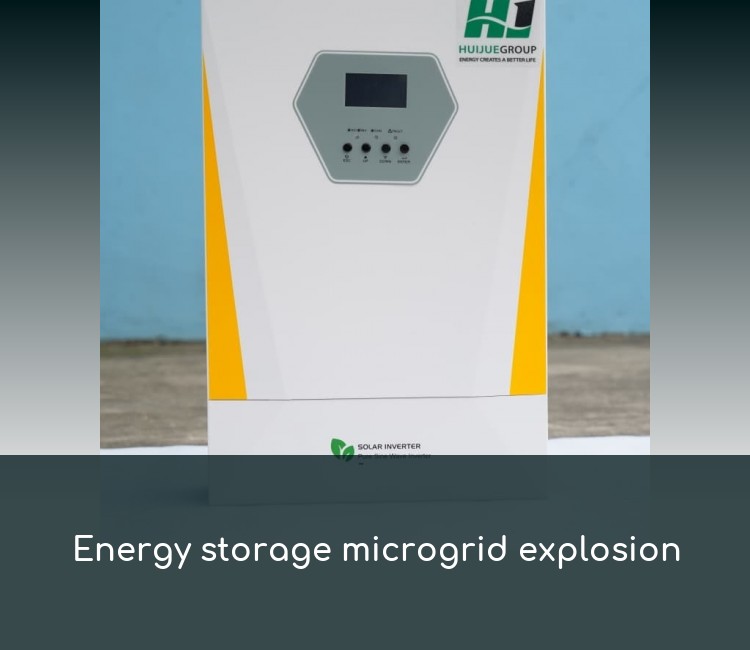 Energy storage microgrid explosion
