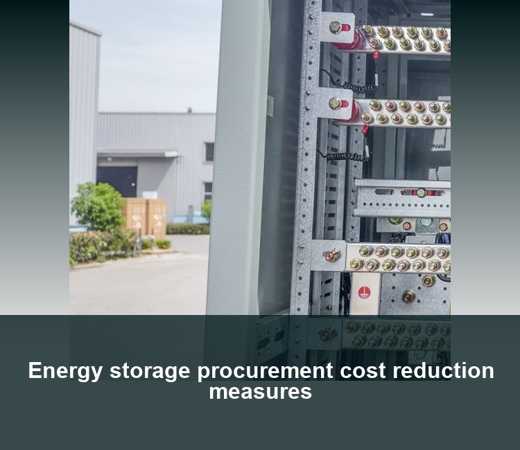 Energy storage procurement cost reduction measures
