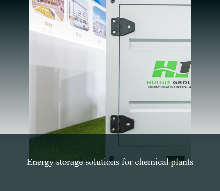 Energy storage solutions for chemical plants