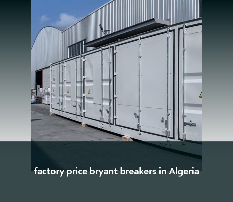 factory price bryant breakers in Algeria