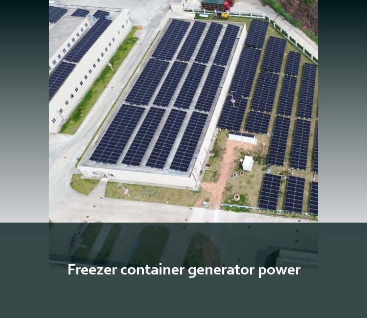 Freezer container generator power