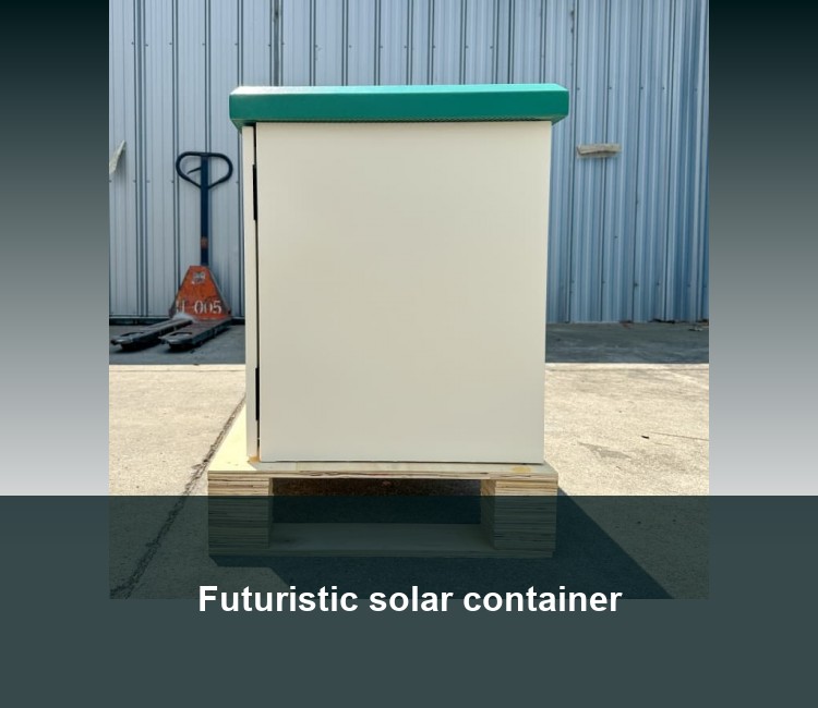 Futuristic solar container