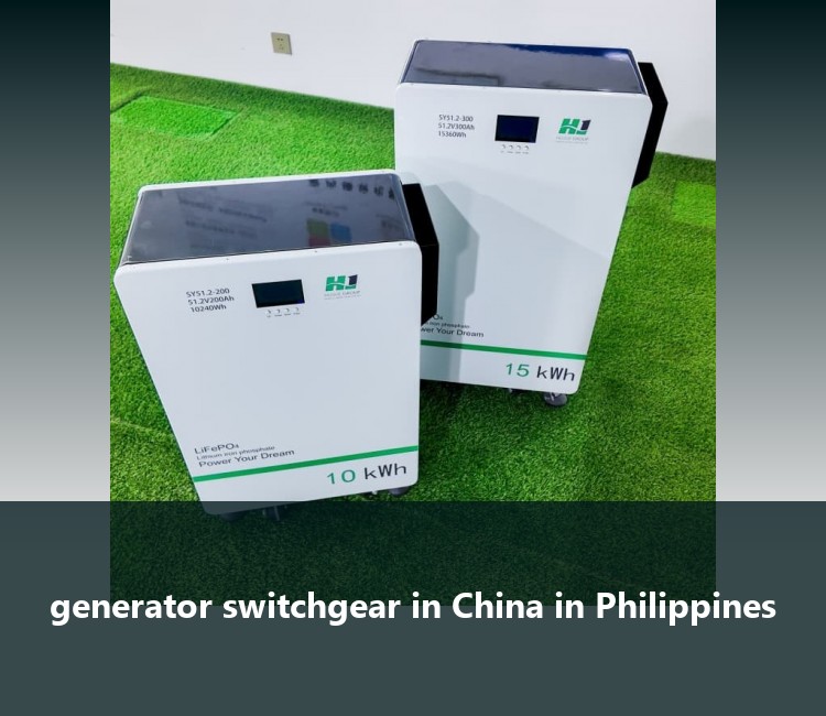 generator switchgear in China in Philippines