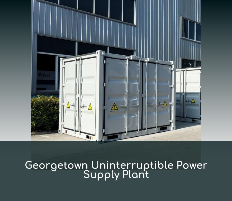 Georgetown Uninterruptible Power Supply Plant