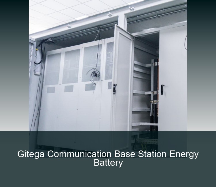 Gitega Communication Base Station Energy Battery