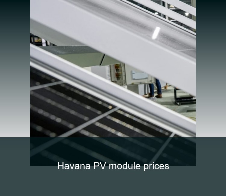 Havana PV module prices